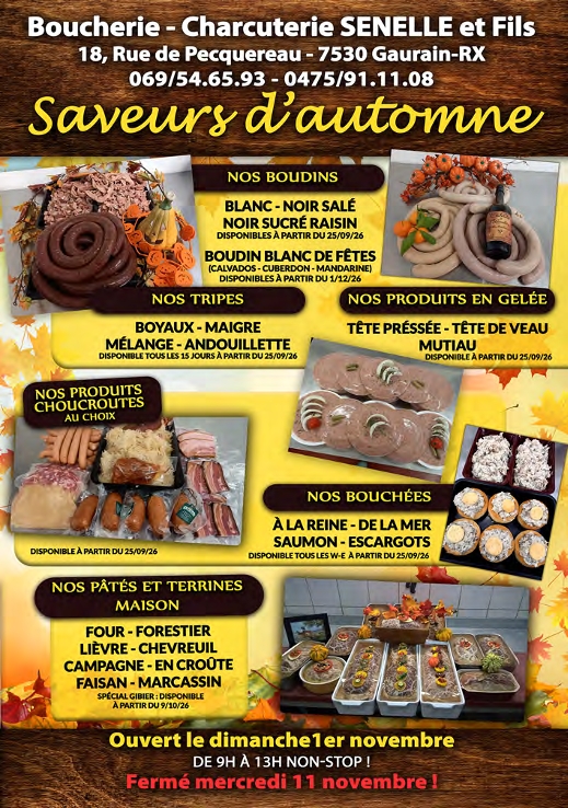 Saveurs d&rsquo;automne